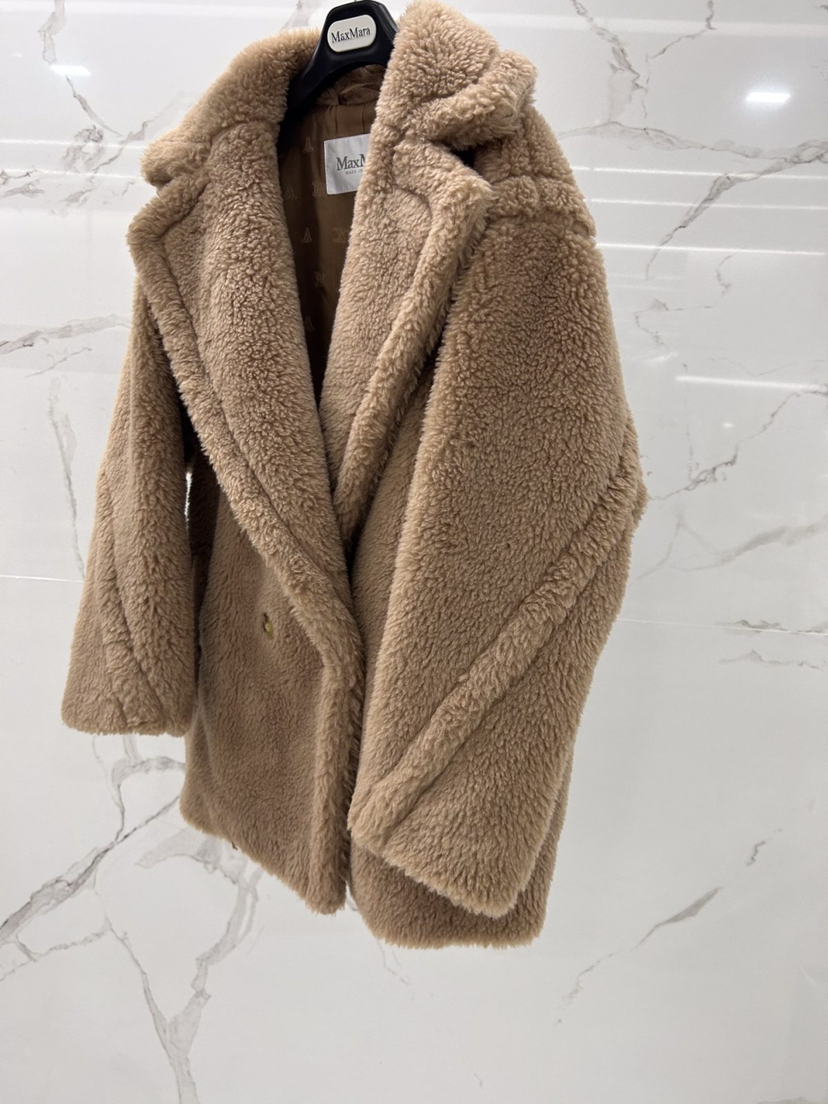 Max Mara Teddy fur Short coat Size XS-M - Image 9