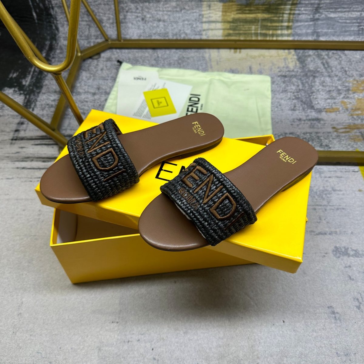 Fendi Slippers Size 36-42 - Image 1