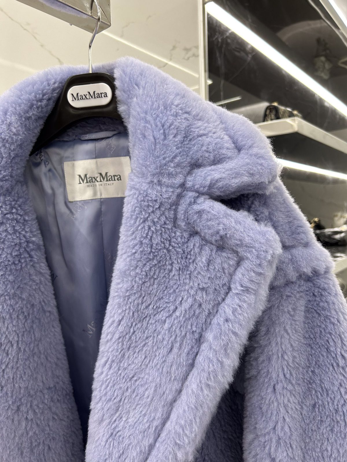 Max Mara Teddy fur long coat Size XS-M - Image 9