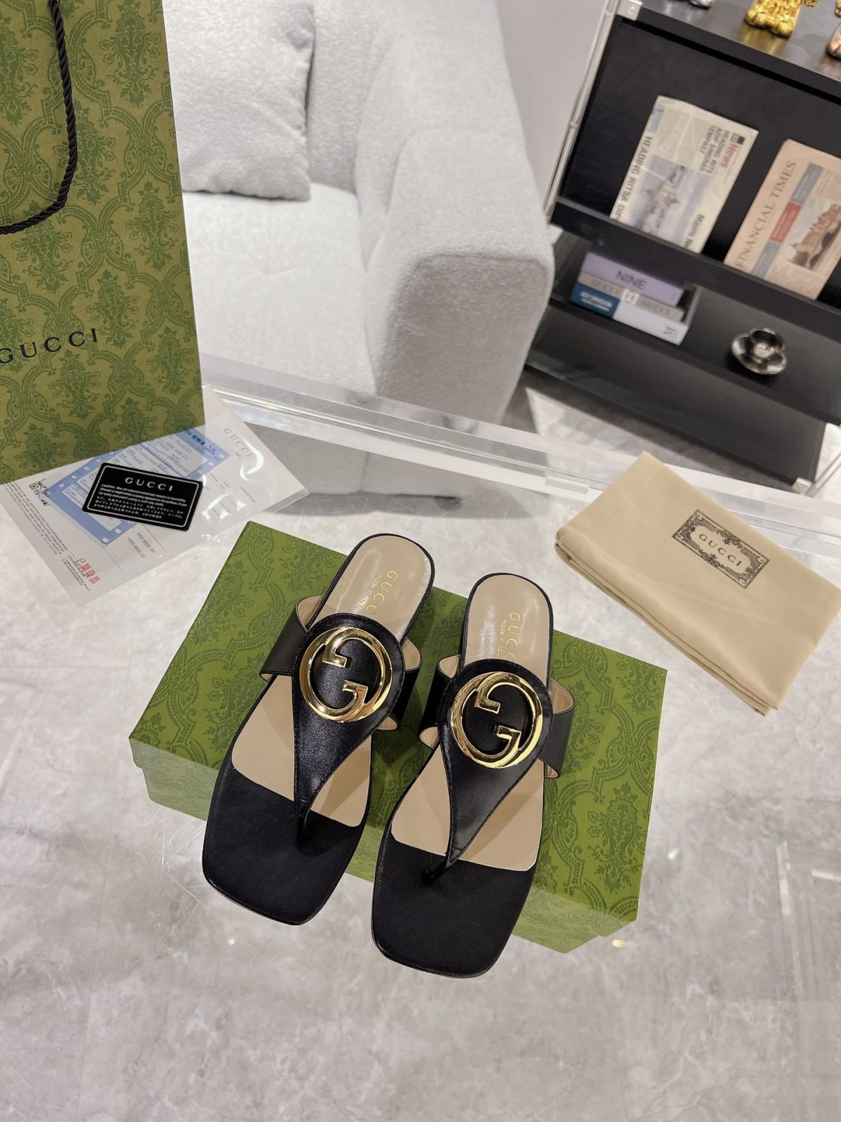 Gucci Blondie Slippers Size 36-40 - Image 2