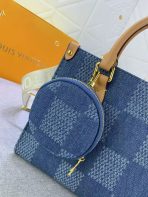 Louis Vuitton Monogram Reverse Giant Toron Denim Cowboy Women Shopping Bags 25*19*11.5cm - Image 5