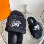 Hermes 23fw Women Winter Slippers Size 36-40 - Image 8