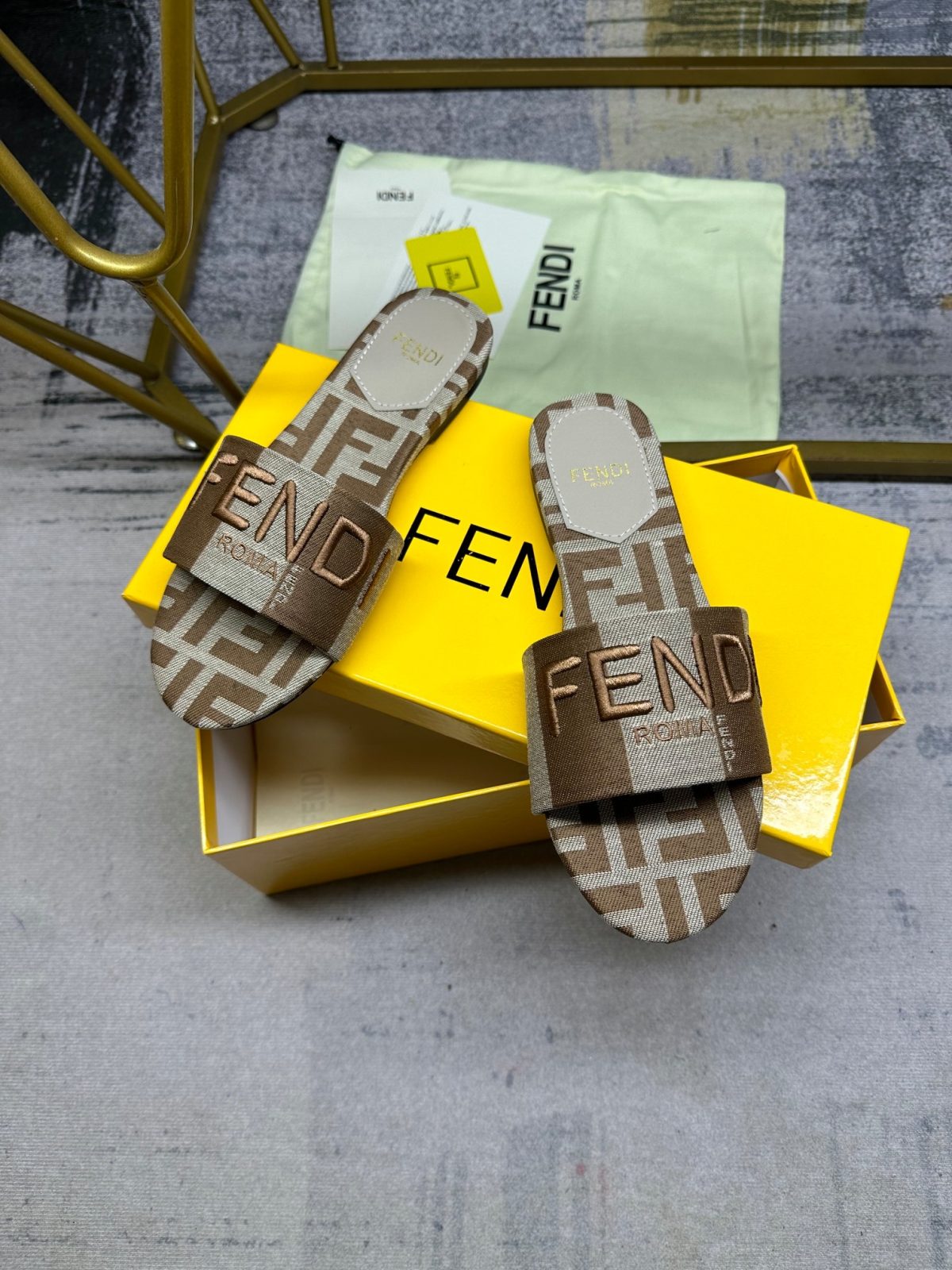 Fendi Slippers Size 36-42 - Image 3