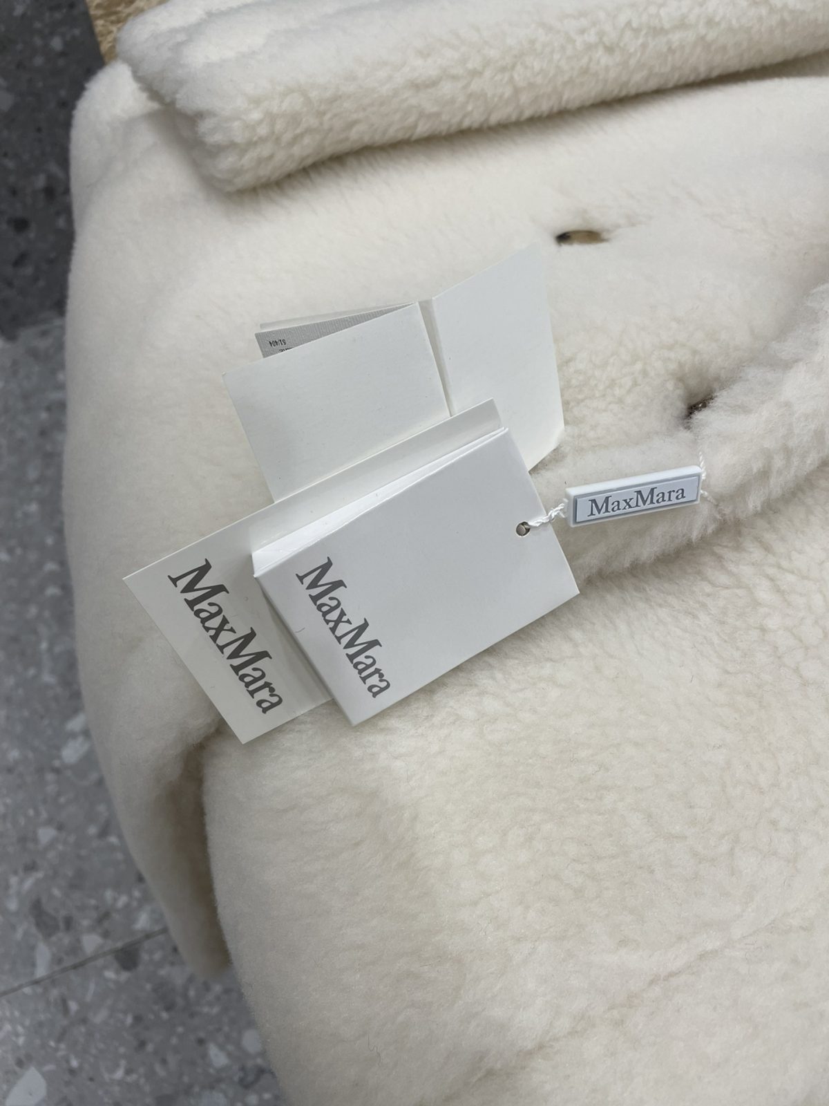 Max Mara Teddy fur long coat Size XS-M - Image 6