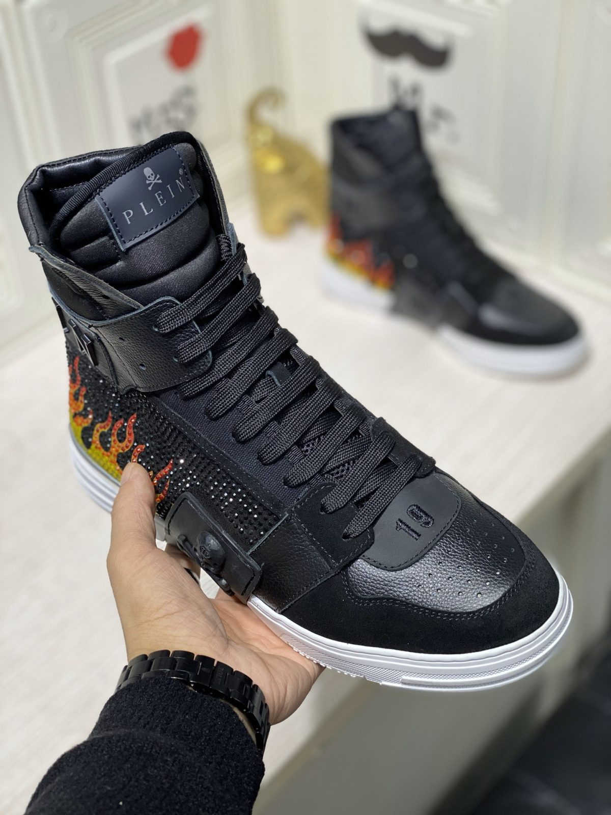 Philipp Plein Mens Outdoor Sneakers Shoes 38 - 45 - Image 3
