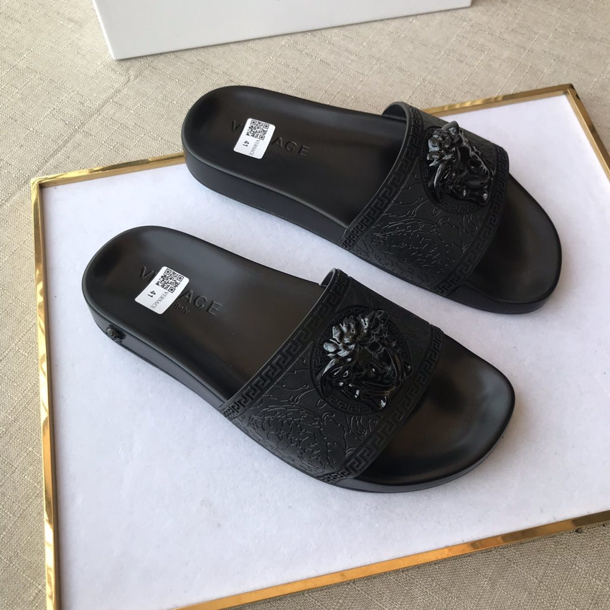 Versace Mens Women Sandals Gr. 36-46 - Image 1
