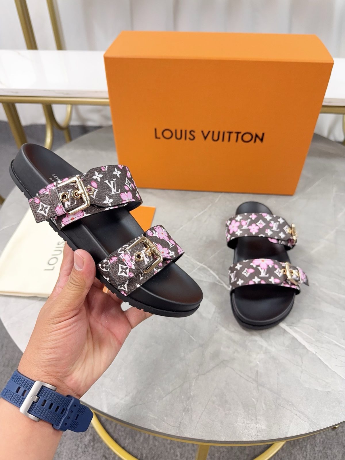Louis Vuitton Pool Pillow Flat Comfort Slippers Size 36-46 - Image 5