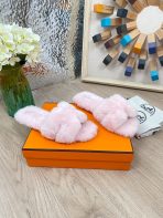 Hermes 23fw Women Winter Slippers Size 36-40 - Image 9