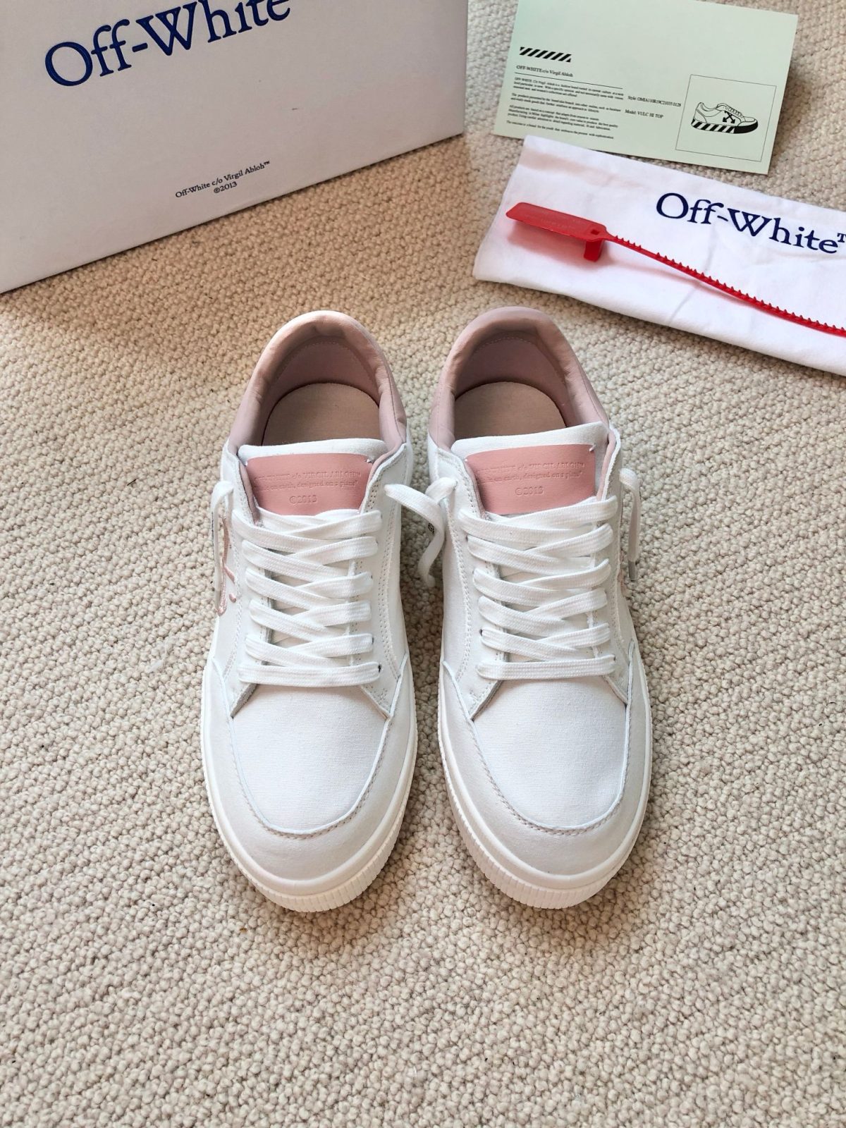 OFF White 2024ss New Low Vulcanized Sneaker Size 36-45 - Image 7