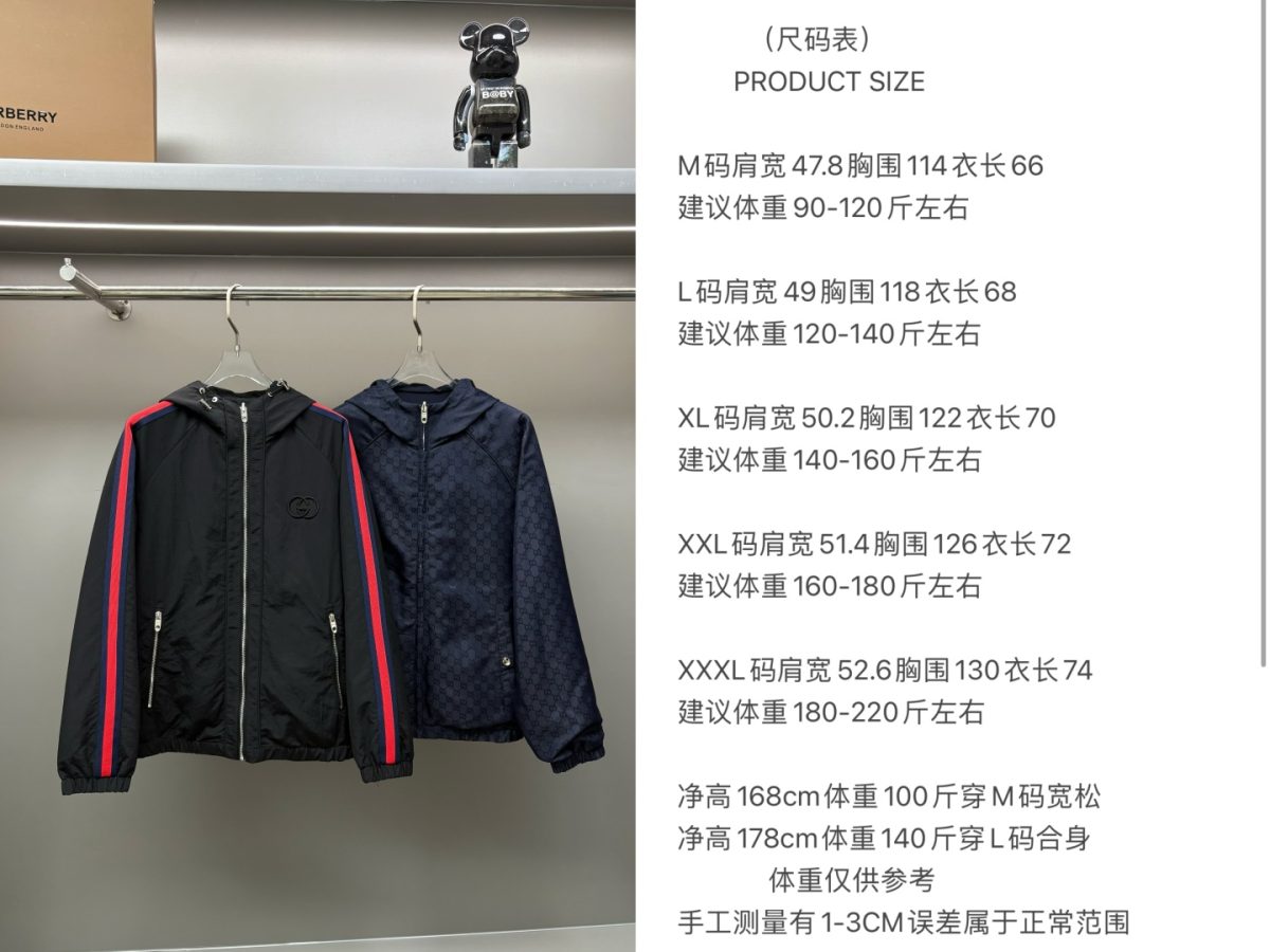 Gucci Unisex Jacket Size S-XXL - Image 2