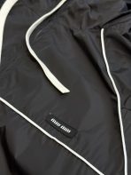MiuMiu Nylon Zipper Hooded Jacket Size S-XL - Image 3