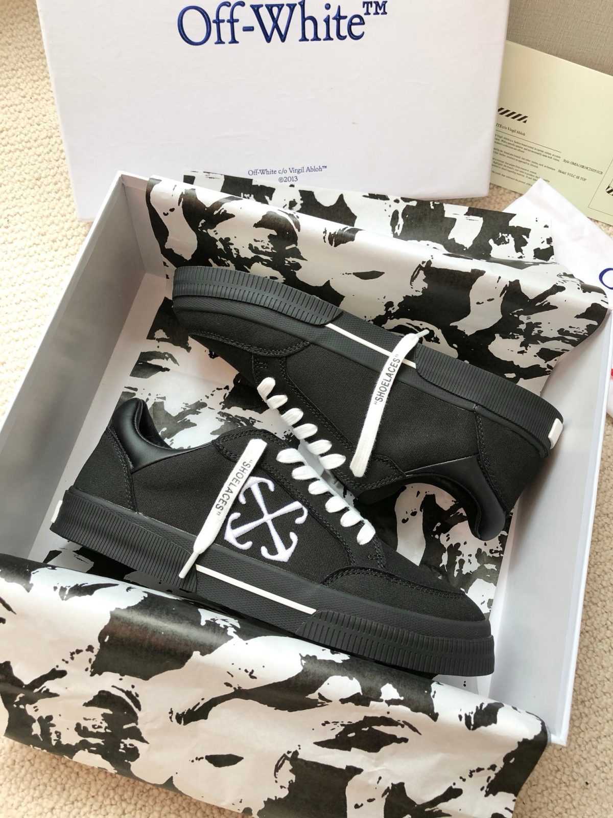 OFF White 2024ss New Low Vulcanized Sneaker Size 36-45 - Image 8