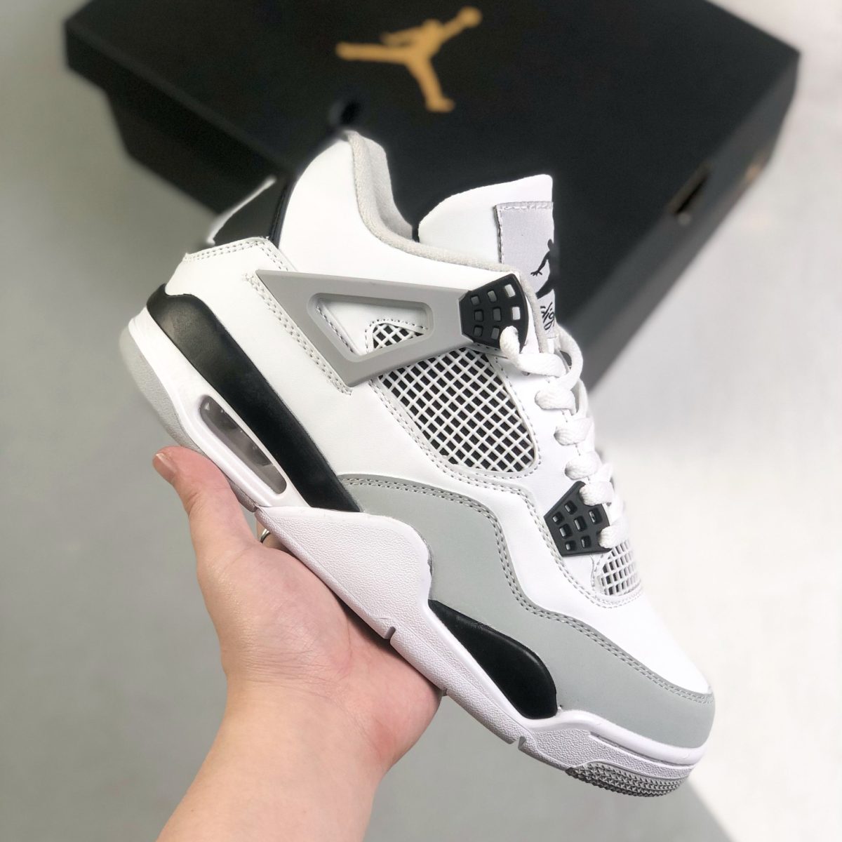 Nike Air Jordan 4 Sneakers Shoes Gr. 36-46 - Image 1
