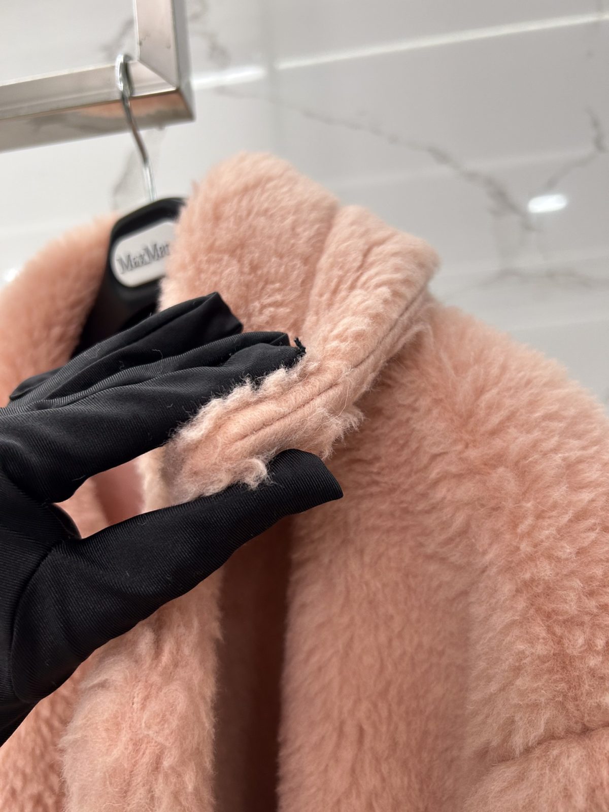 Max Mara Teddy fur long coat Size XS-M - Image 4