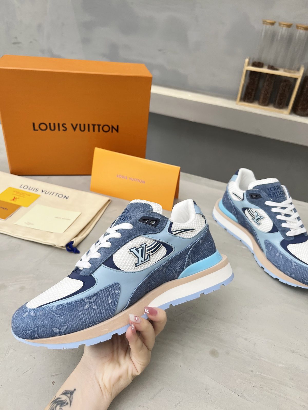 Louis Vuitton Run Away Sneaker Size 40-45 - Image 7