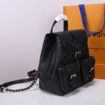 Louis Vuitton Monogram Embossed Backpack Bags 20*22*14cm - Image 3