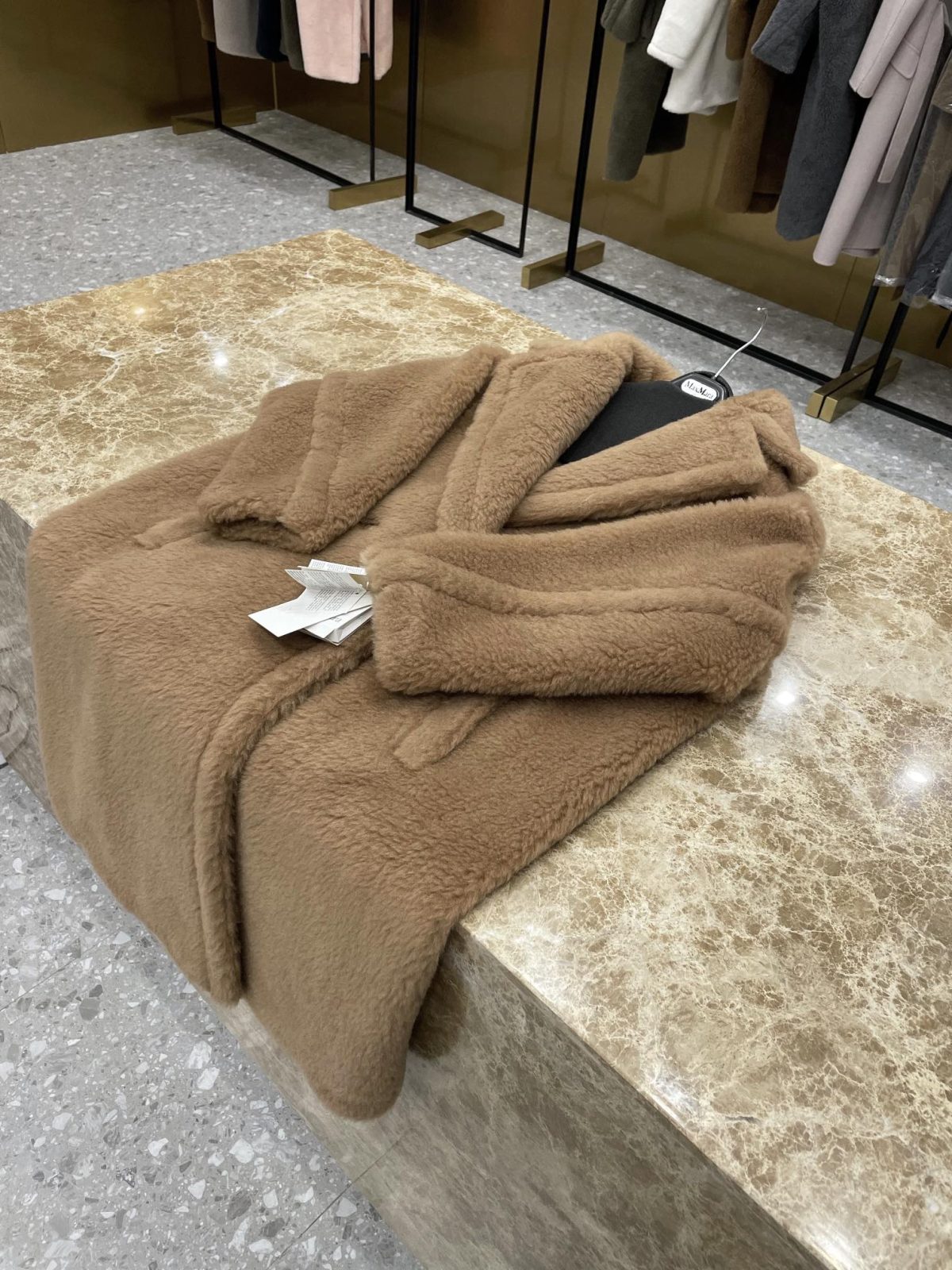 Max Mara Teddy fur long coat Size XS-M - Image 3