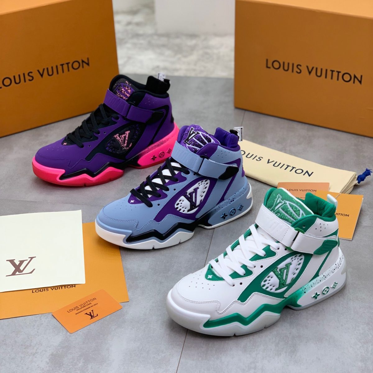 Louis Vuitton LV Trainer 2.0 Sneaker Size 36-46   5-Color - Image 1