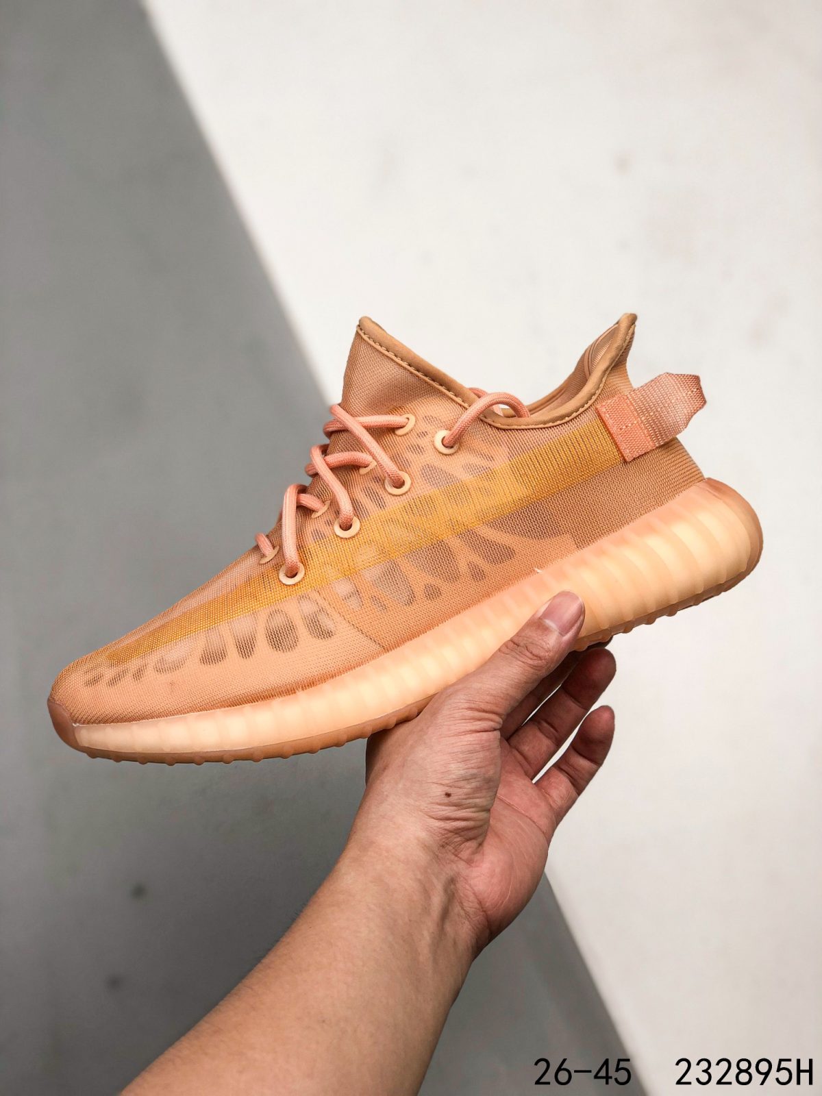 Yeezy 350 Boost 350 V2 Mono Lce Mens/Women Sneakers Shoes Orange 36 - 45 - Image 8