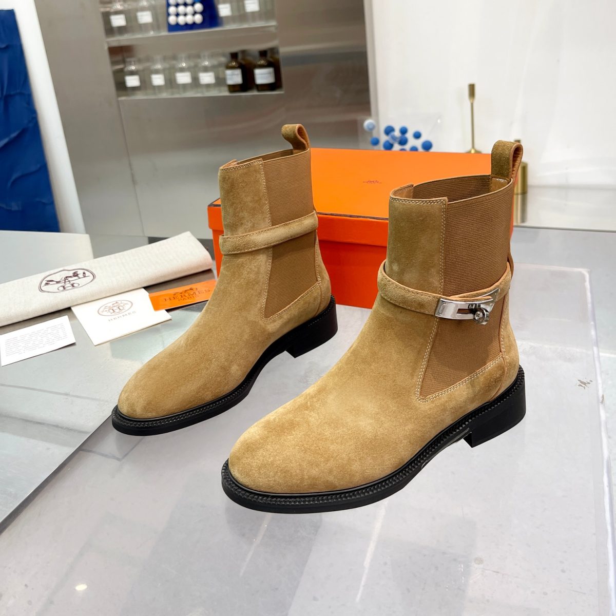 Hermes 23fw Women New Kelly Boots Size 36-41 - Image 1