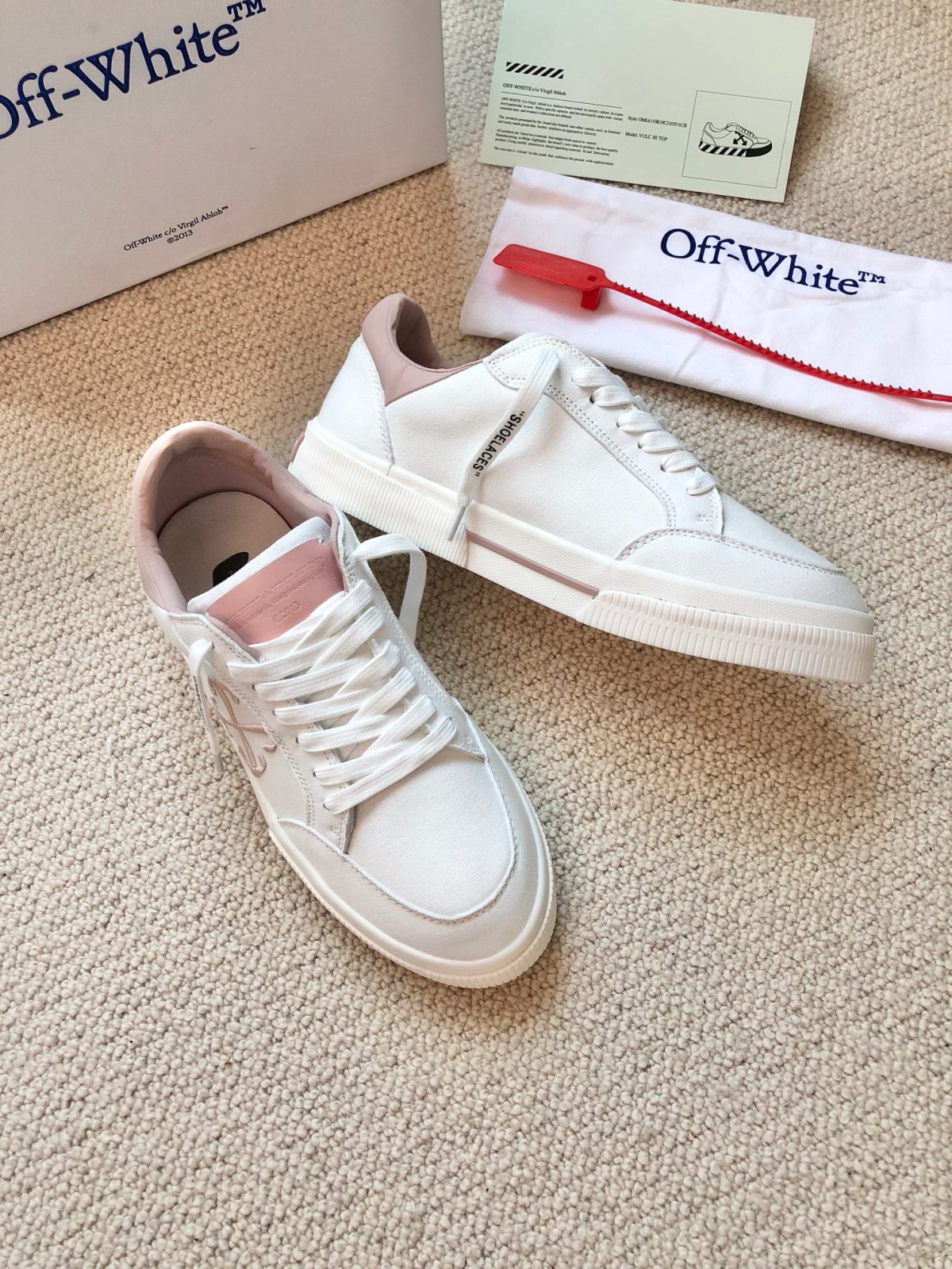 OFF White 2024ss New Low Vulcanized Sneaker Size 36-45 - Image 5