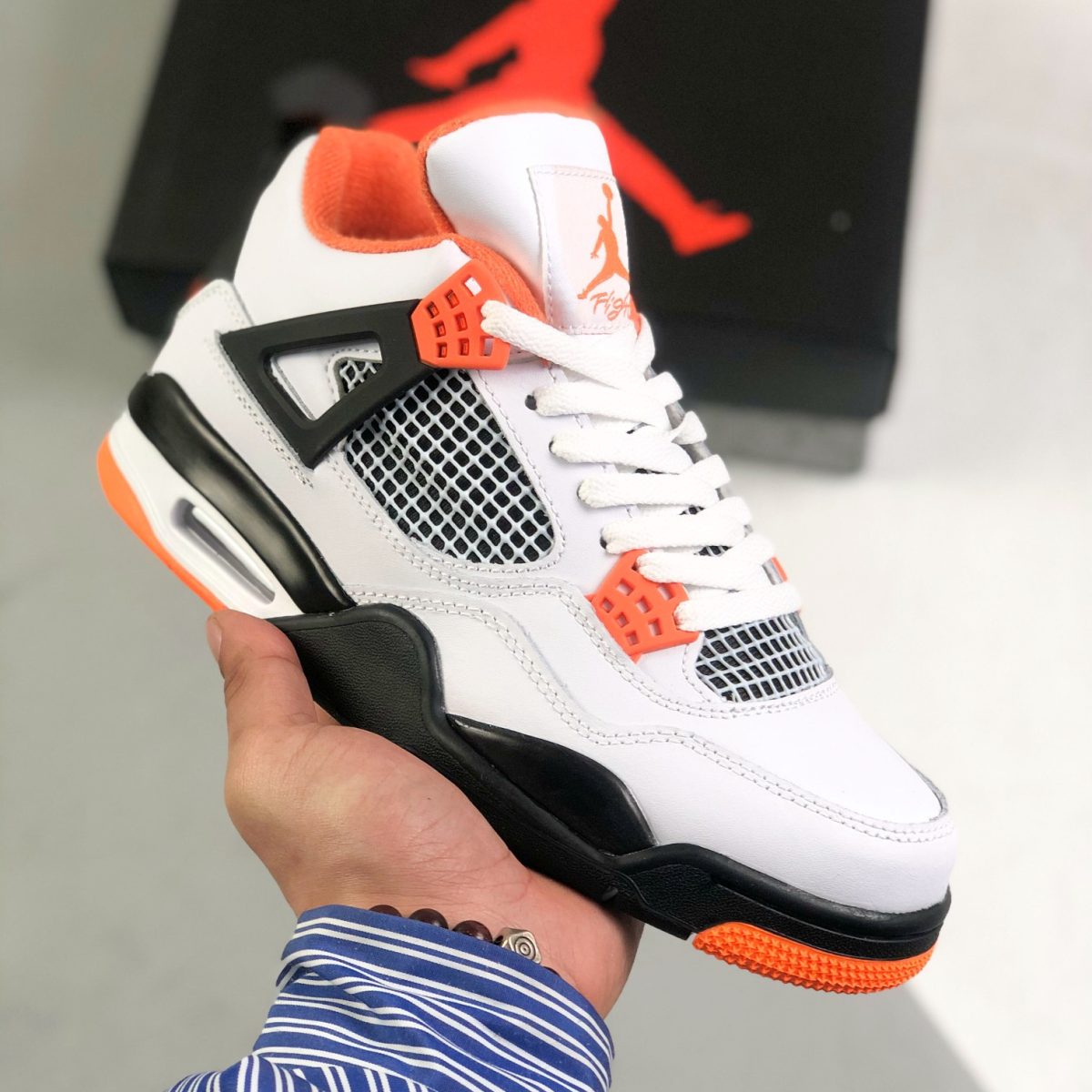 Nike Air Jordan 4 Sneakers Shoes Gr. 36-46 - Image 1