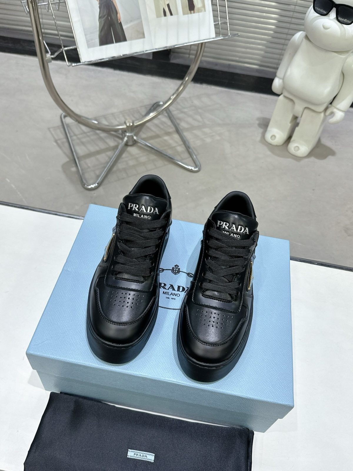Prada 2024 New Downtown Bold leather sneaker Size 36-40 - Image 2