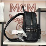 MCM Stark Side Studs Backpack in Visetos 4-Size - Image 4