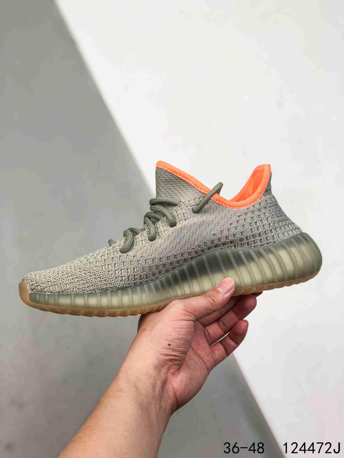 Yeezy 350 Boost 350 V2 Mens/Women Sneakers Shoes Green 36 - 45 - Image 7