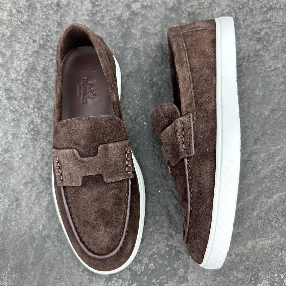 Hermes Job Unisex Loafers Size 35-46 - Image 4