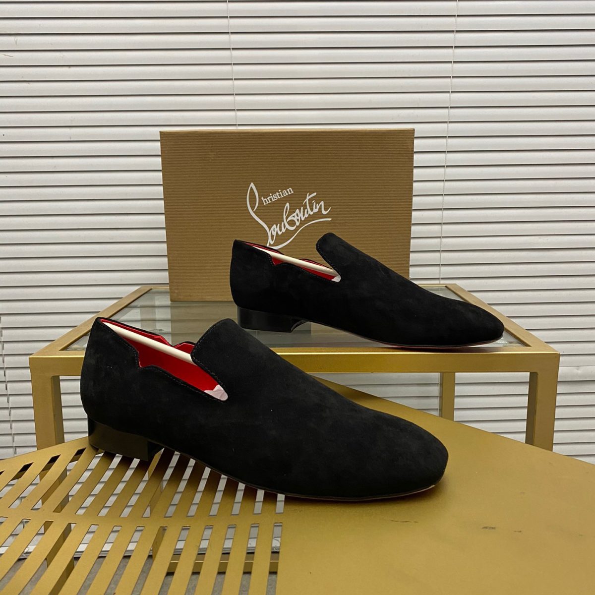 Christian Louboutin Dandy Chick Loafers Size 39-45 2-Color - Image 1