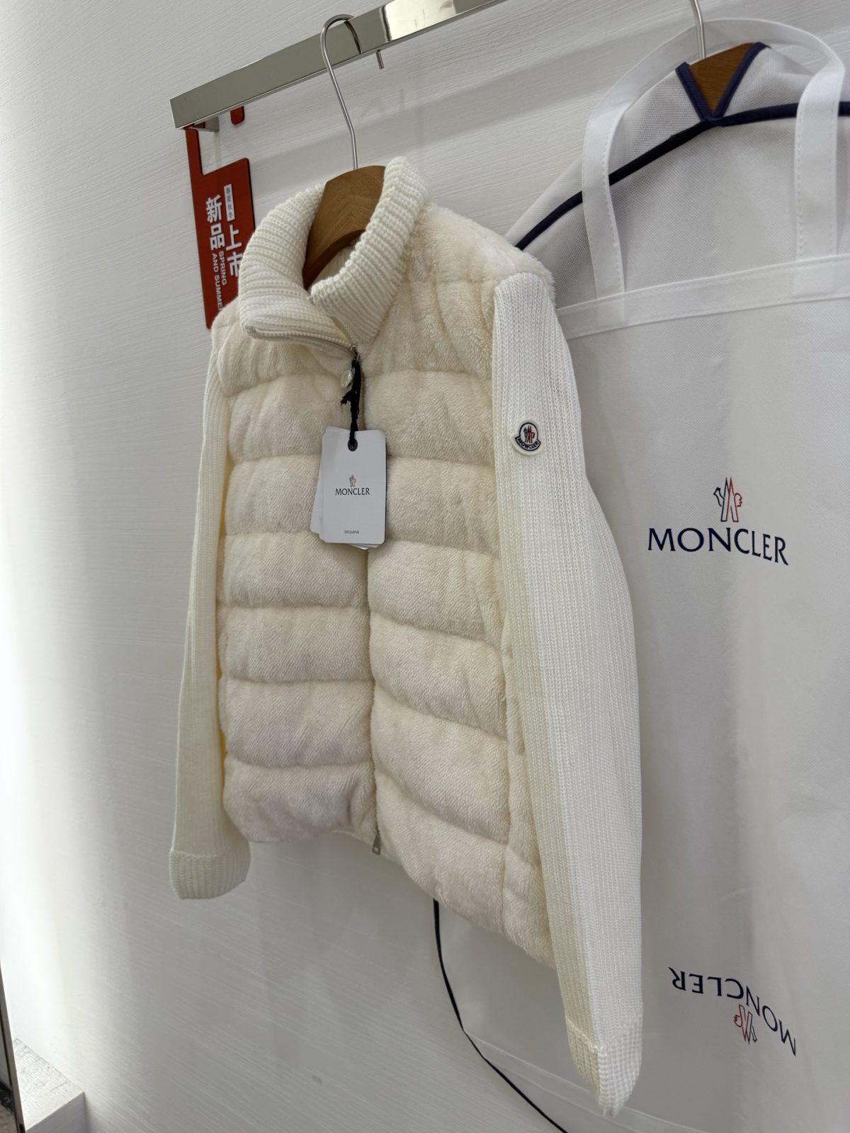 Moncler 25SS Teddy bear fur Women Down Jacket Size S-XL - Image 3