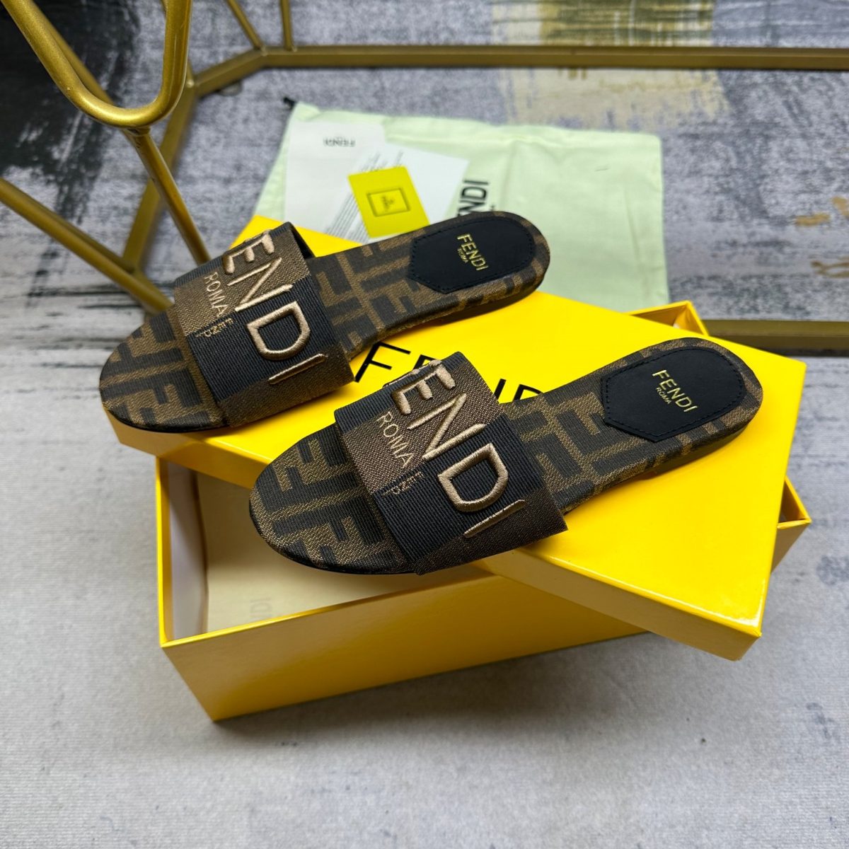 Fendi Slippers Size 36-42 - Image 1