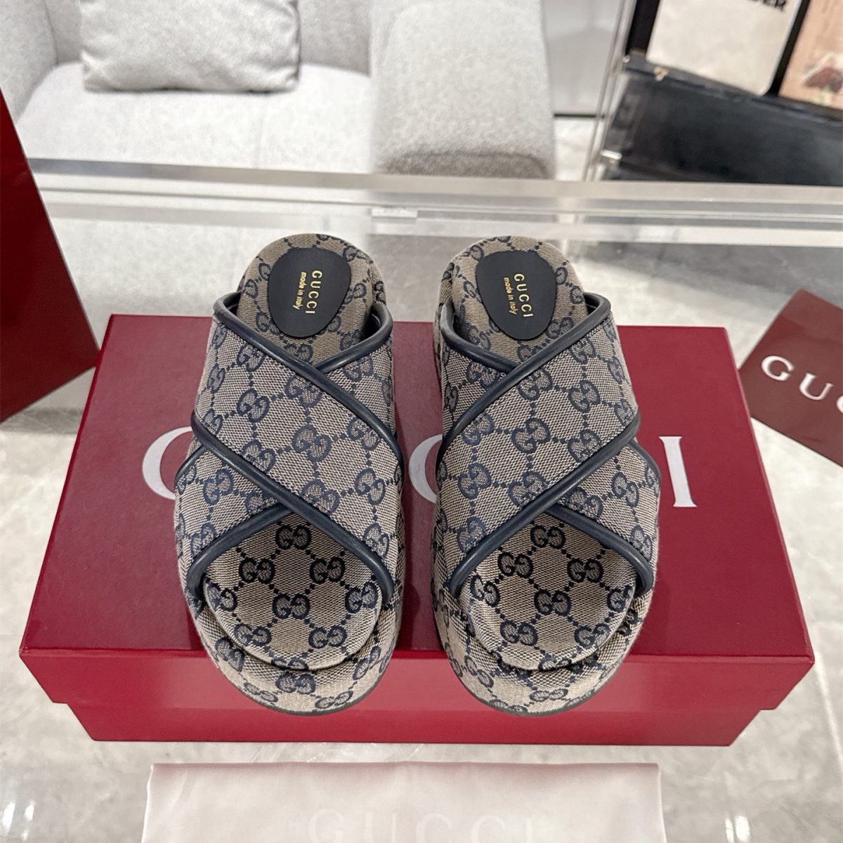 Gucci Platform Sandal Slippers Size 36-44 - Image 1