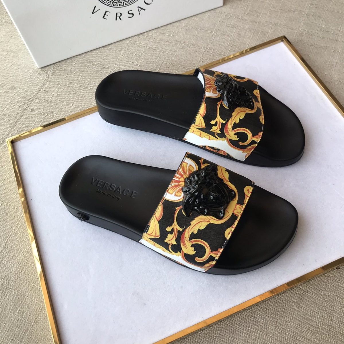 Versace Mens Women Sandals Gr. 36-46 - Image 1