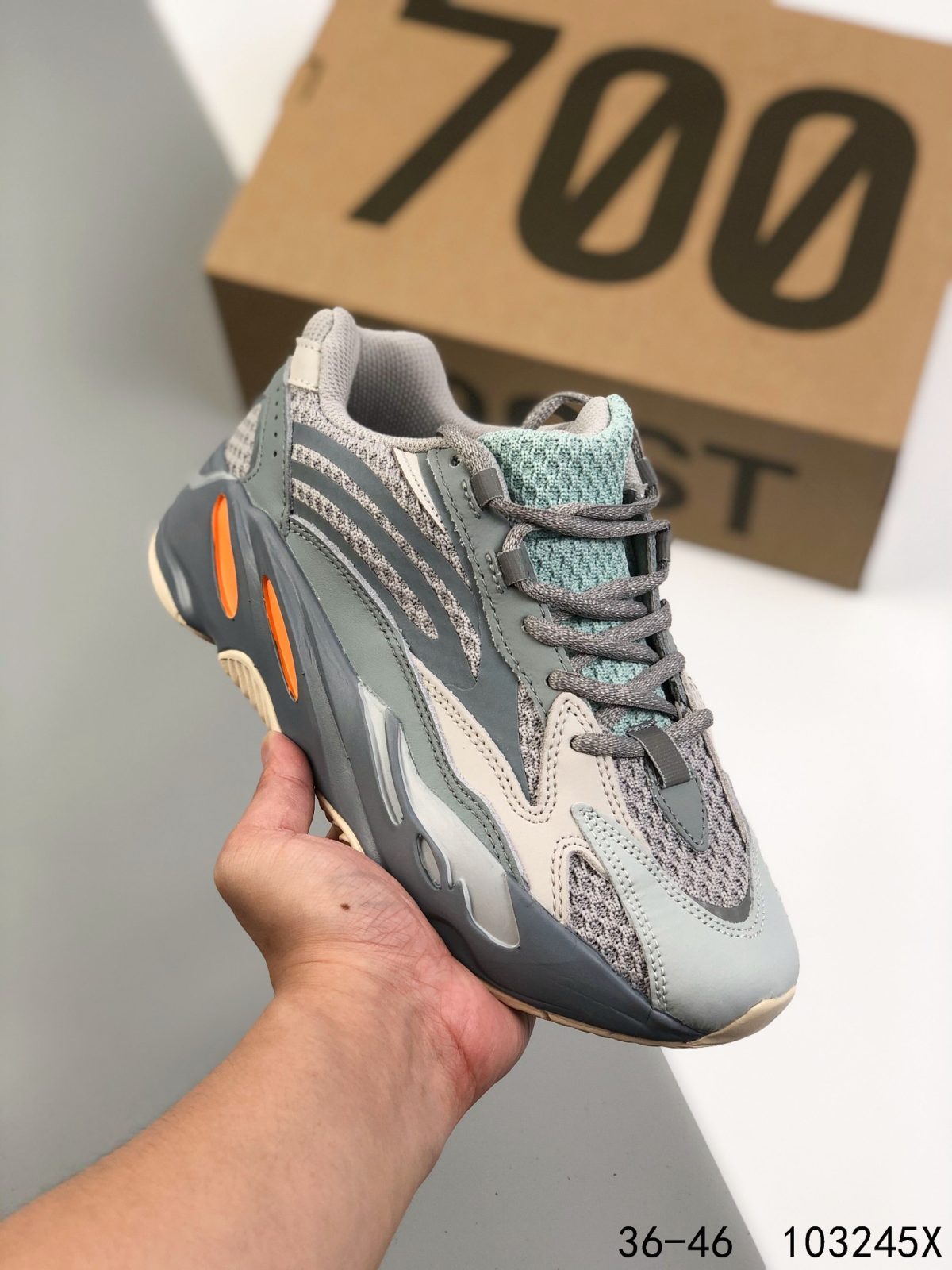 Yeezy Boost 700 V1 Sun Mens/Women's Sneakers Shoes 36 - 45 - Image 1