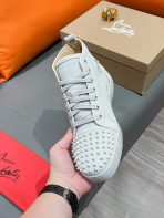 Christian Louboutin Lou Spikes High-Top Sneaker Size 36-46 - Image 6