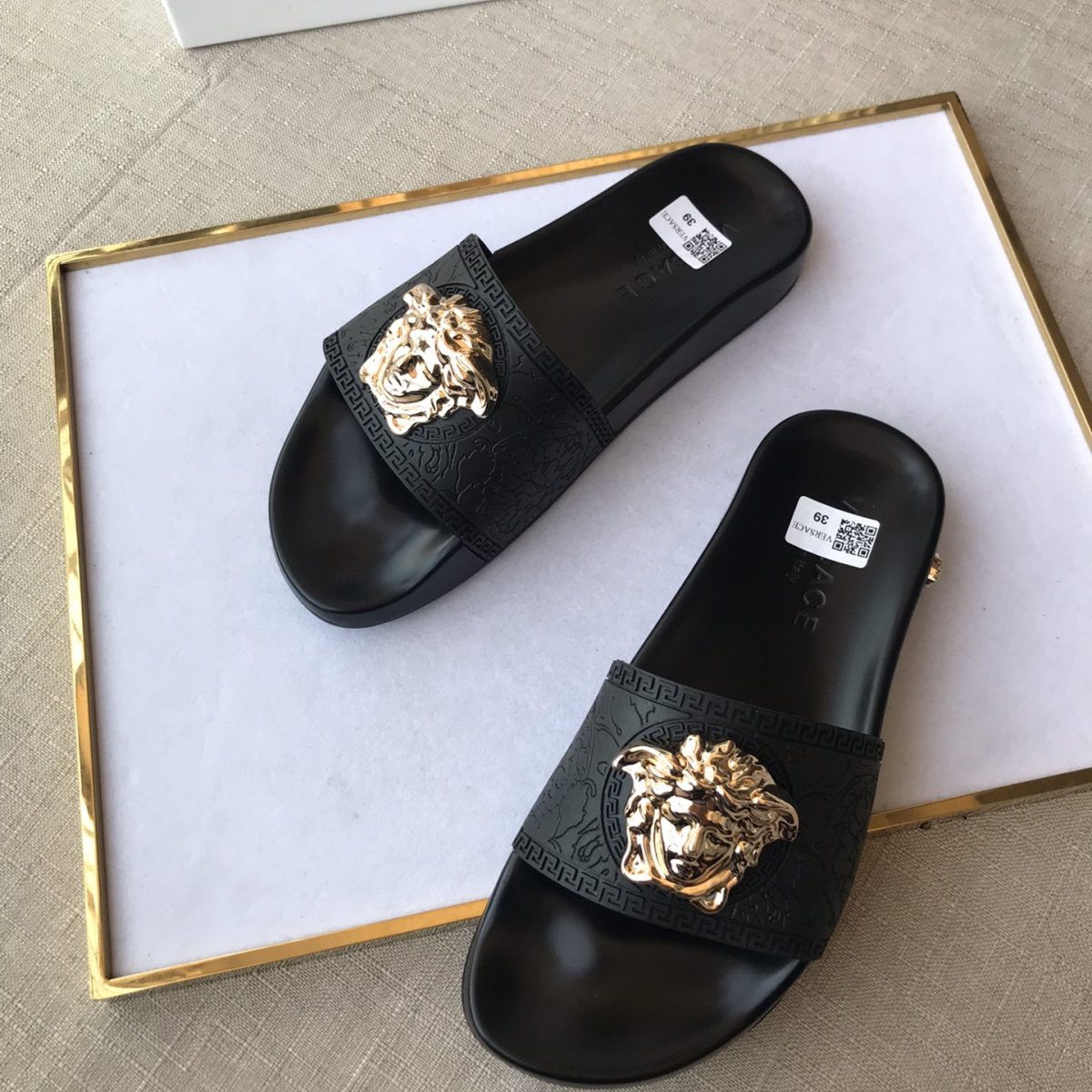 Versace Mens Women Sandals Gr. 36-46 - Image 8