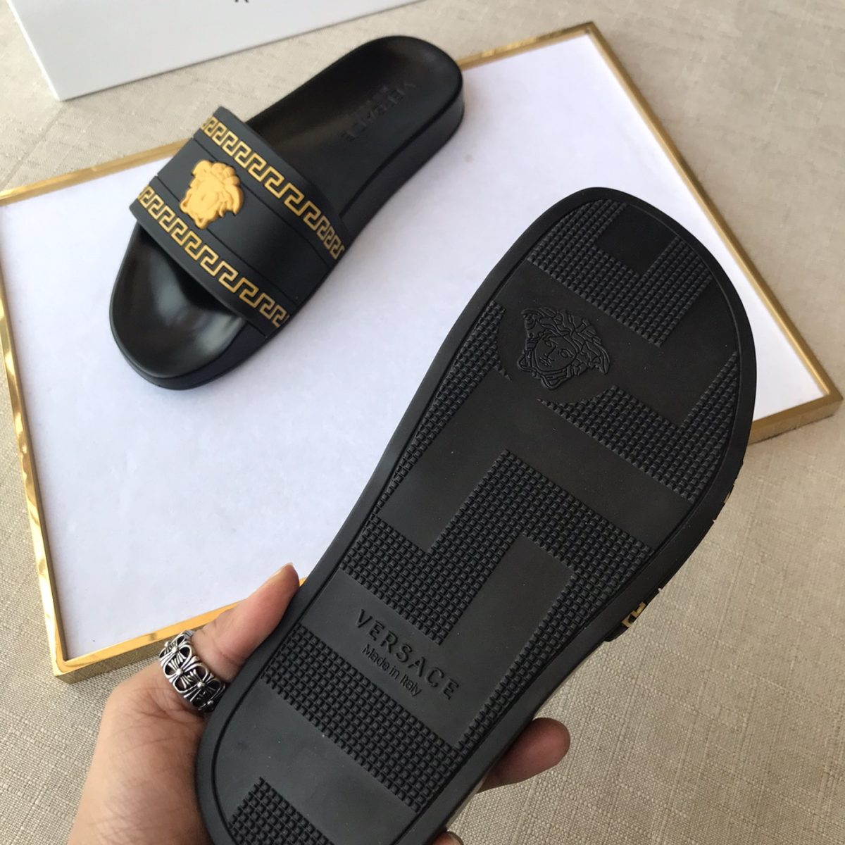 Versace Mens Women Sandals Gr. 36-46 - Image 6