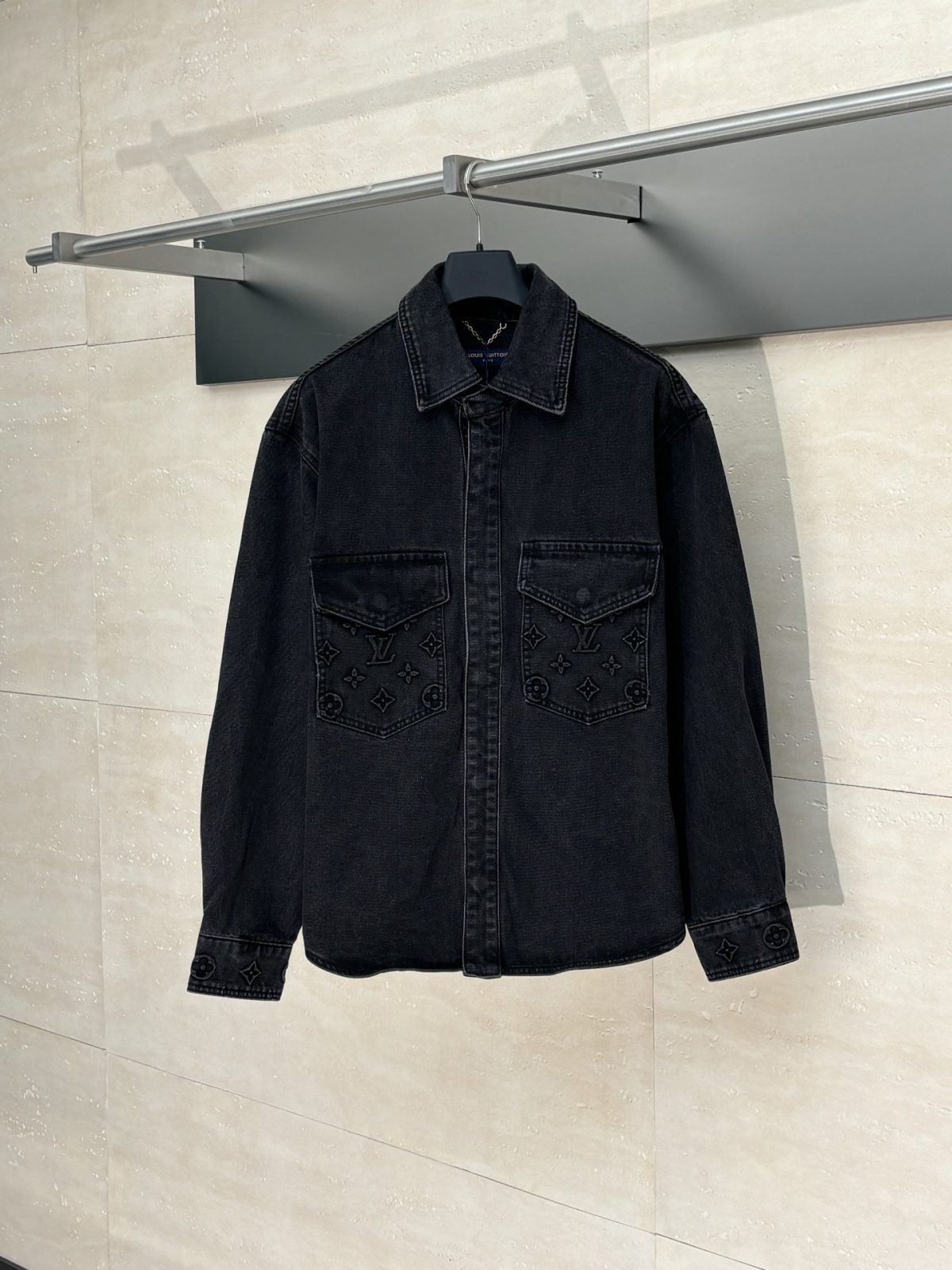 Louis Vuitton Denim Jacket Size S-XL - Image 1