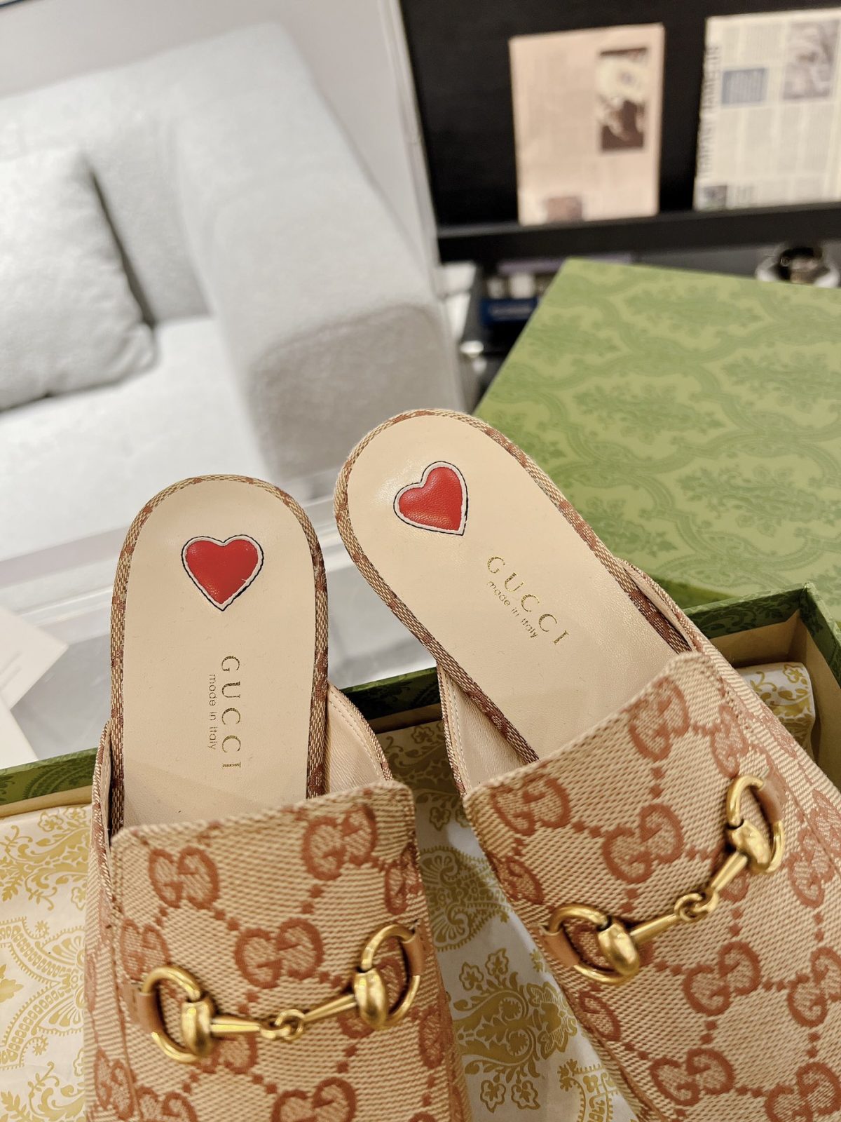 Gucci Princetown GG Slippers Size 35-41 - Image 8