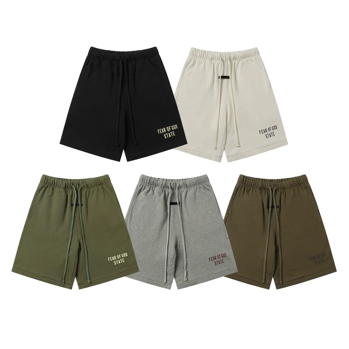 FEAR OF GOD Unisex Shorts S-XL 5-Color - Image 1