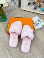 Hermes 23fw Women Winter Slippers Size 36-40 - Image 4