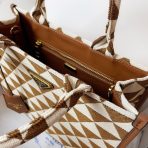 Prada 1BA354 Symbole Embroidered Fabric Handbag Size 28*22*9cm - Image 8