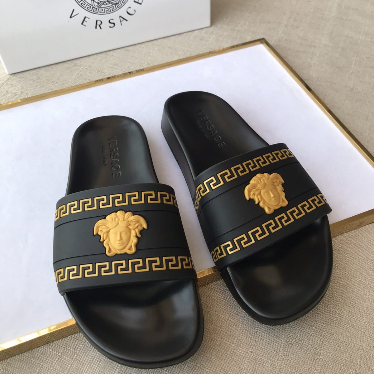 Versace Mens Women Sandals Gr. 36-46 - Image 7
