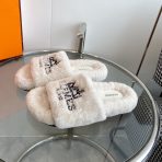 Hermes 23fw Women Winter Slippers Size 36-40 - Image 2