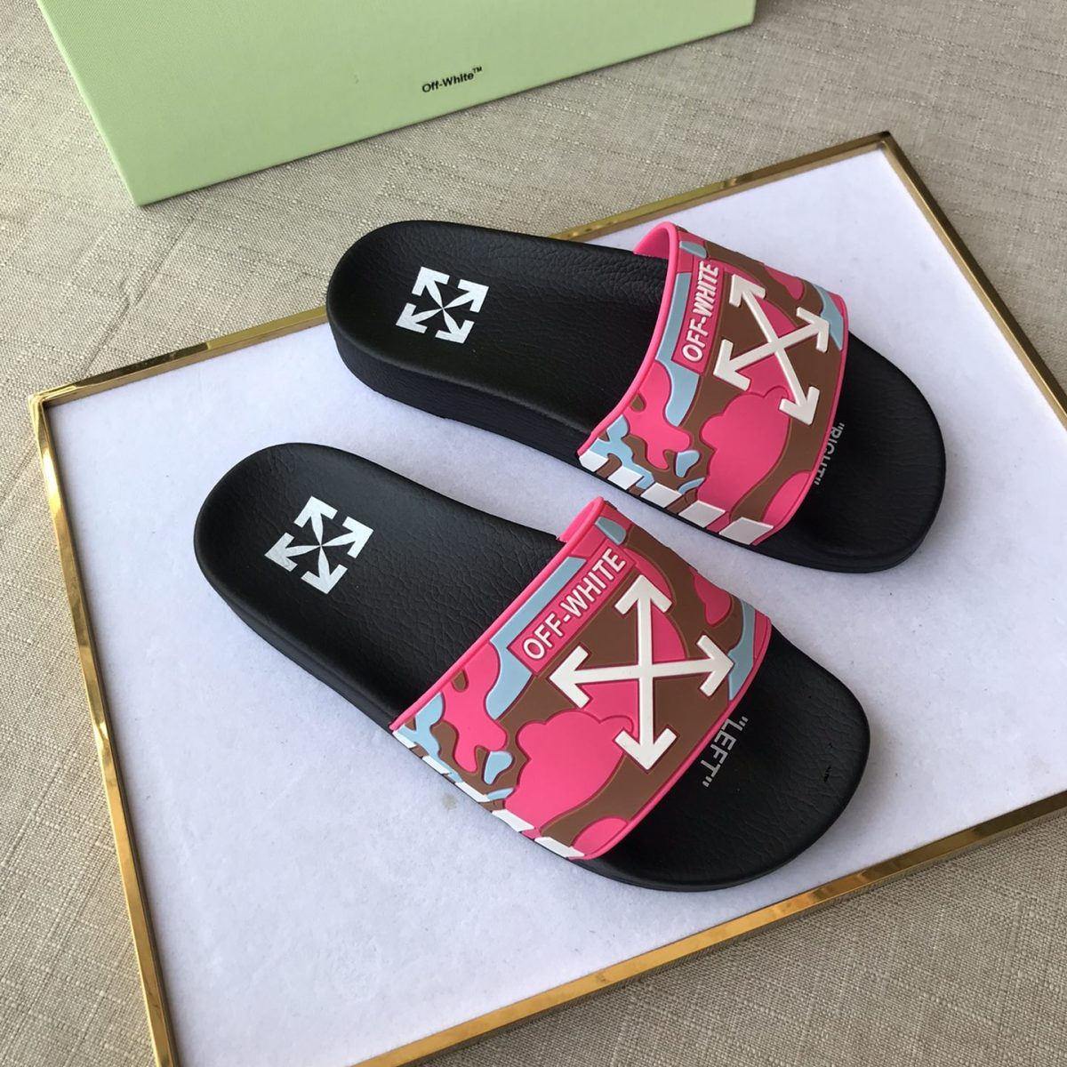 OFF White Mens Women Sandals Gr. 36-46 - Image 1