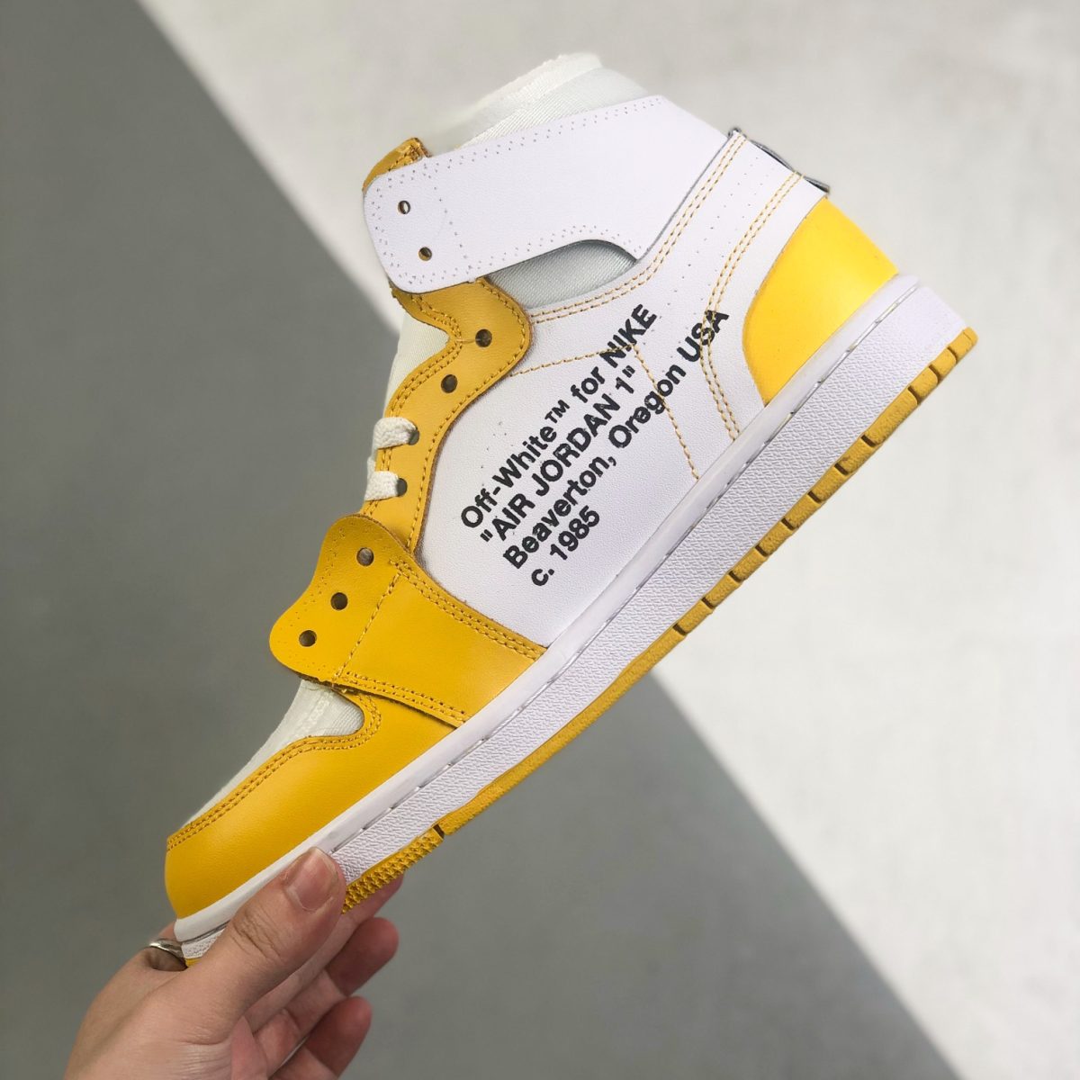 Nike Air Jordan 1 x OFF White High Top Sneakers Shoes Gr. 36-46 - Image 3