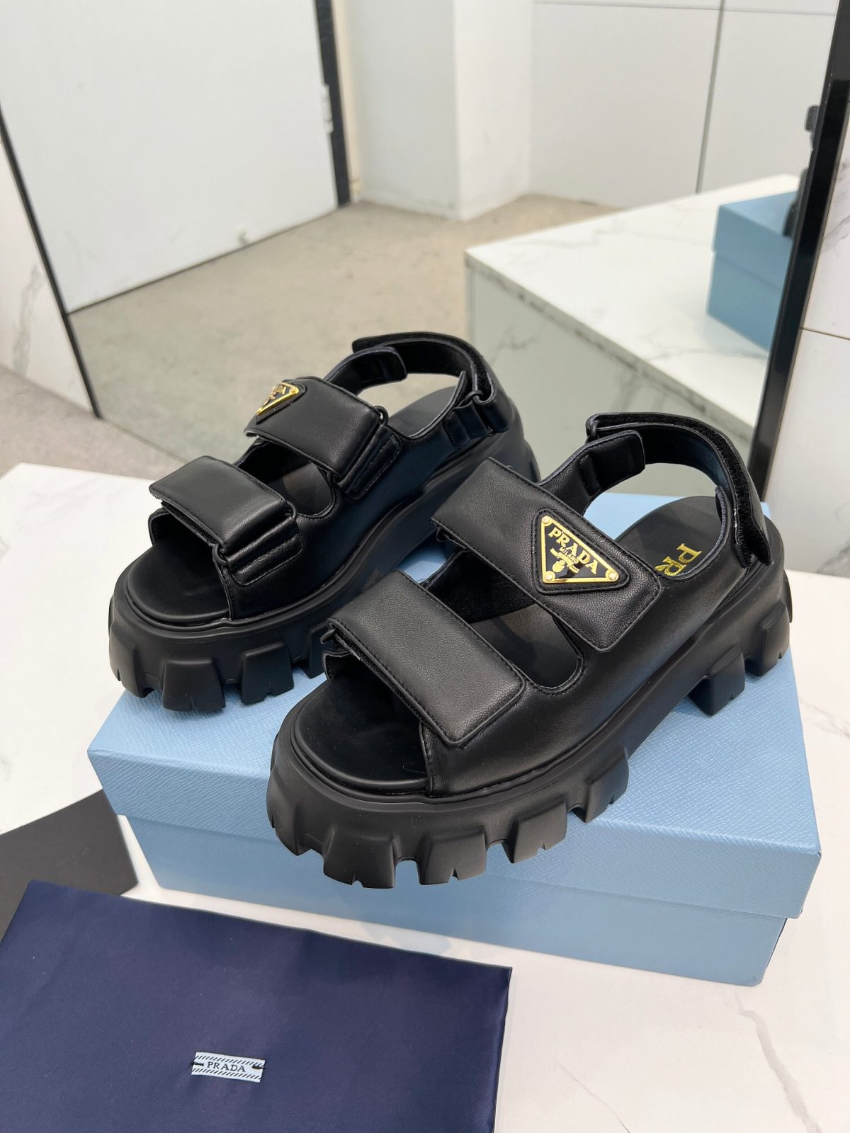 Prada 2024 New Monolith sandals Size 36-41 - Image 2