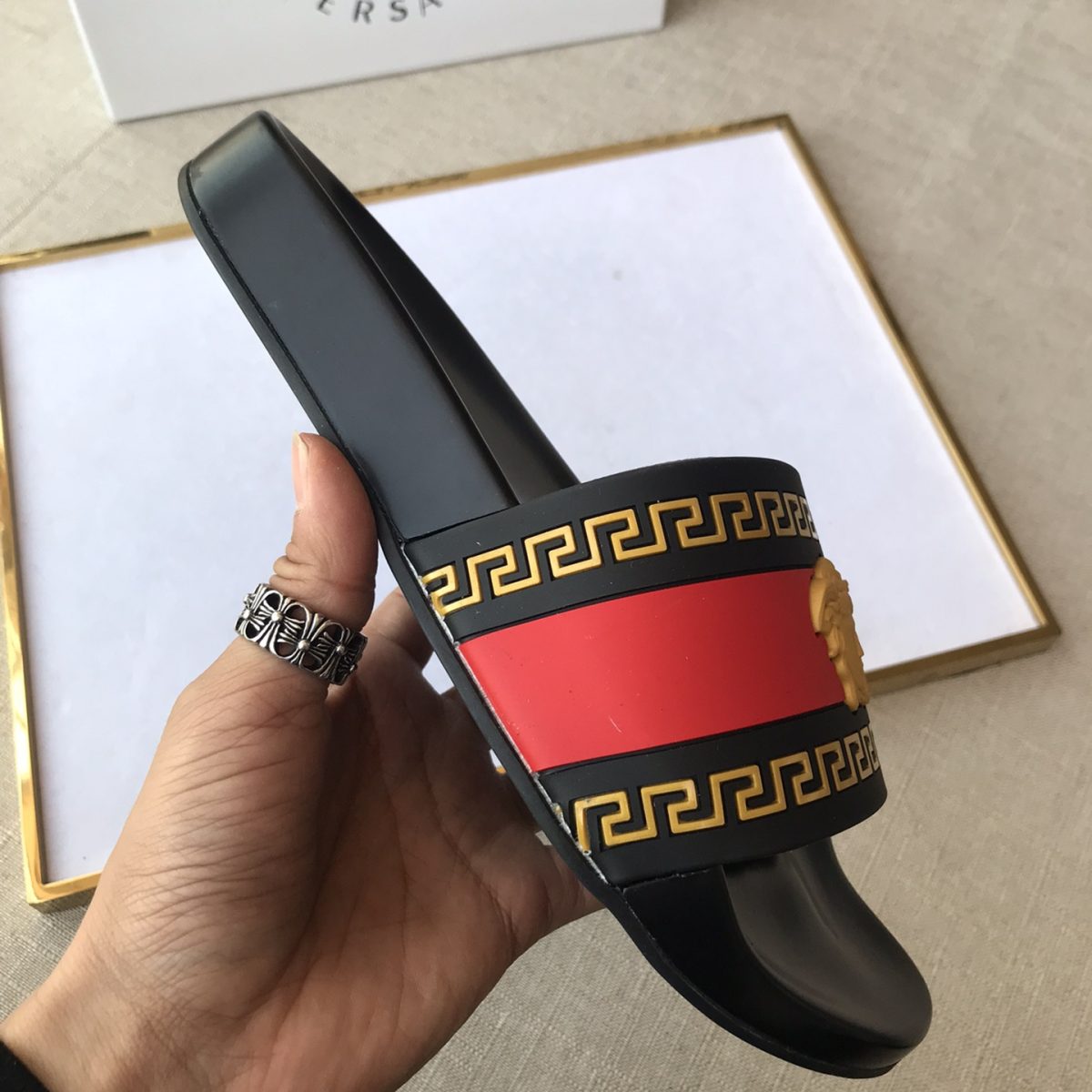 Versace Mens Women Sandals Gr. 36-46 - Image 4